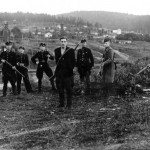 Вишкіл повстанців, 2-й справа – Угринюк Іван, с.Олекси, 1922 р.н., псевдо «Ворон» - СБ.